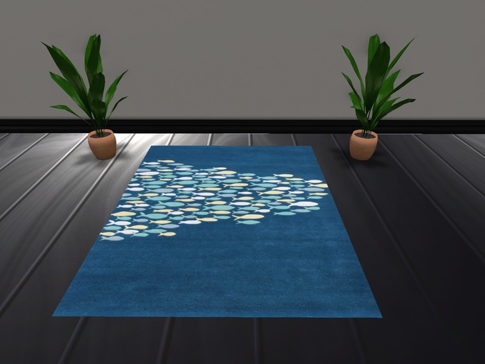 {jb} Schooled Rug Argean Blue