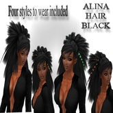 AD Alina Black Flexy Hair