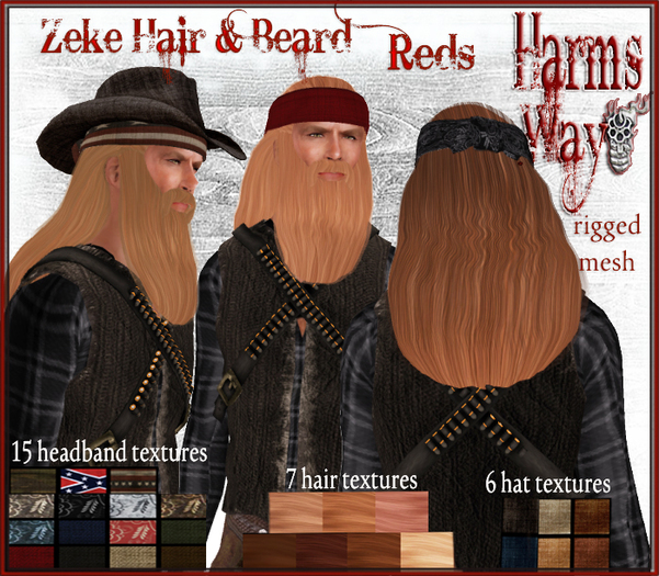 Harm's Way Zeke Hair reds