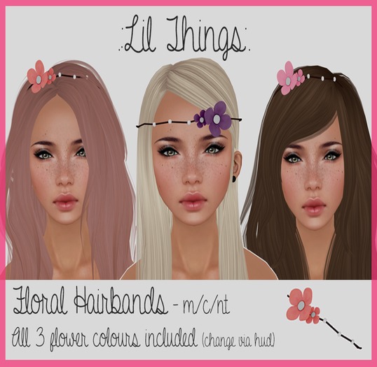 .:Lil Things:. Floral Hairband