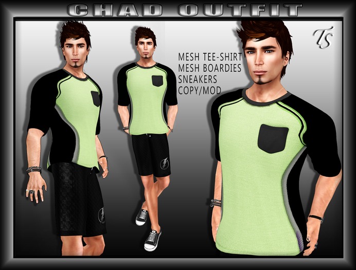TS-Mens-Chad Outfit-Lime