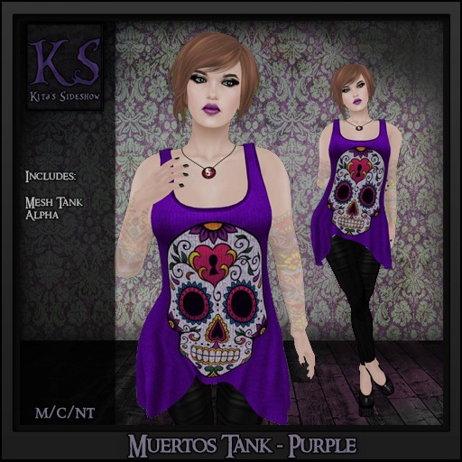 {KS} Muertos Shirt - Purple 