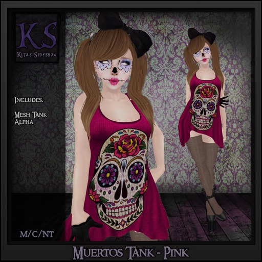 {KS} Muertos Shirt - Pink