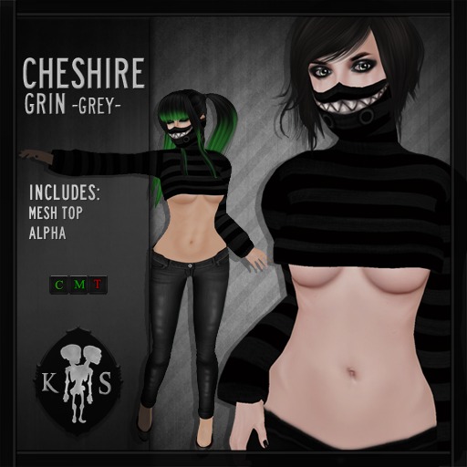 {KS} Cheshire Grin - Grey