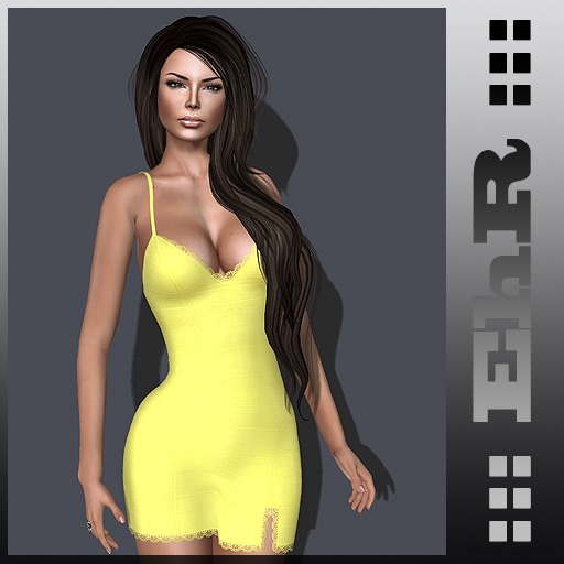 ::: EhR ::: _ mini dress(yellow)
