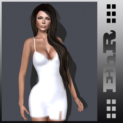 ::: EhR ::: _ mini dress(white)