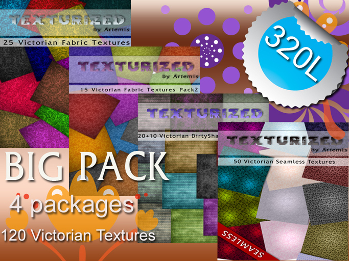 Texturized - Big pack Victorian textures