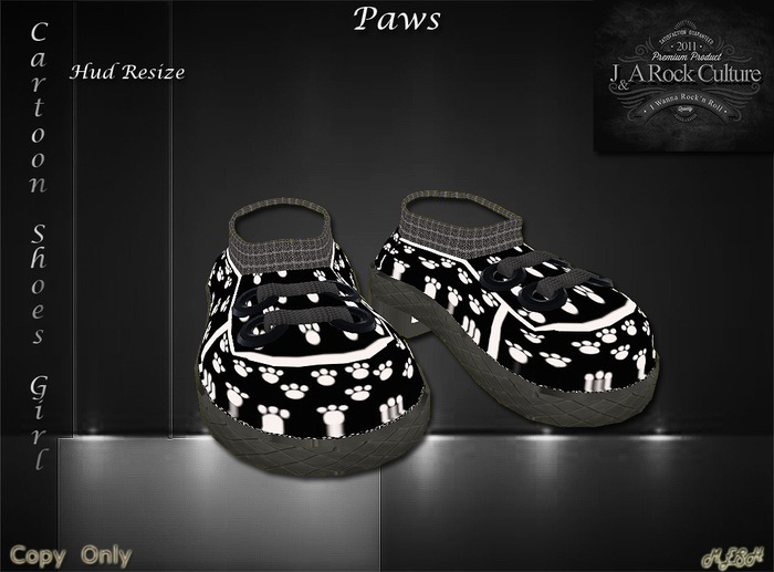Second Life Marketplace Cartoon Shoes Girl Paws