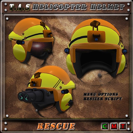 RESCUE HELICOPTER HELMET v.2