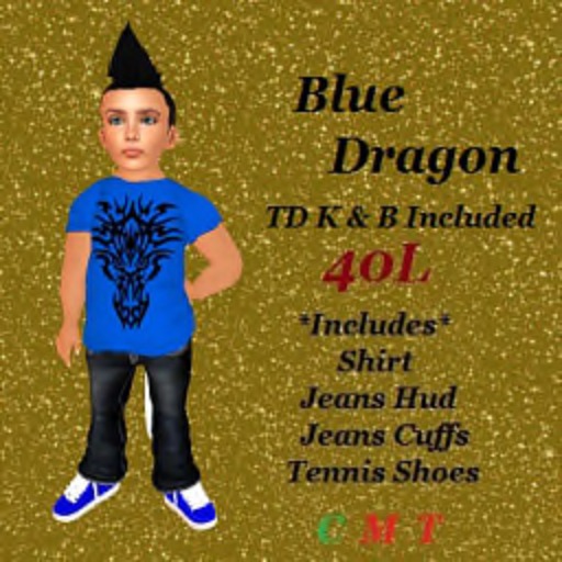 Blue Dragon Outfit