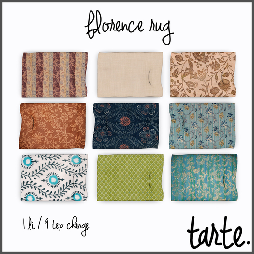 tarte. florence rug