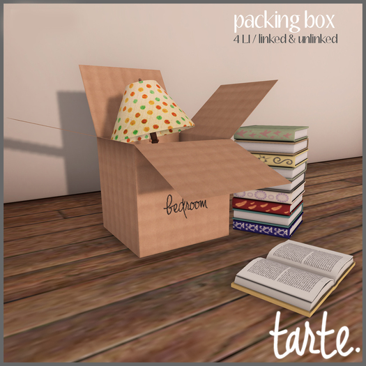 tarte. packing box