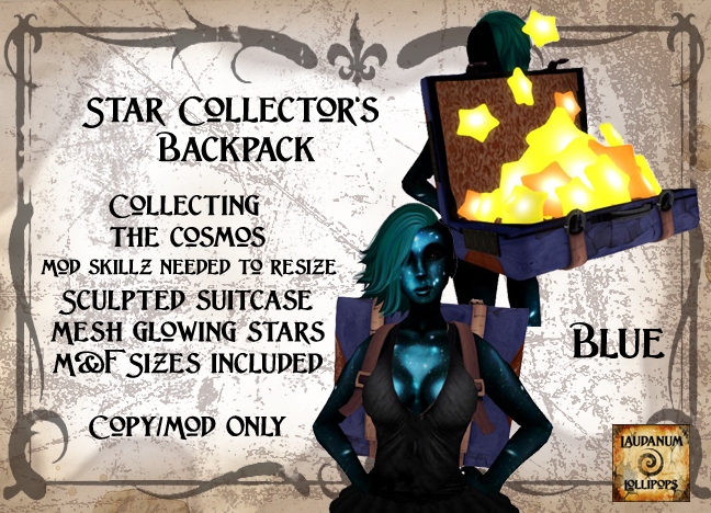 Star Collector's Backpack - Blue