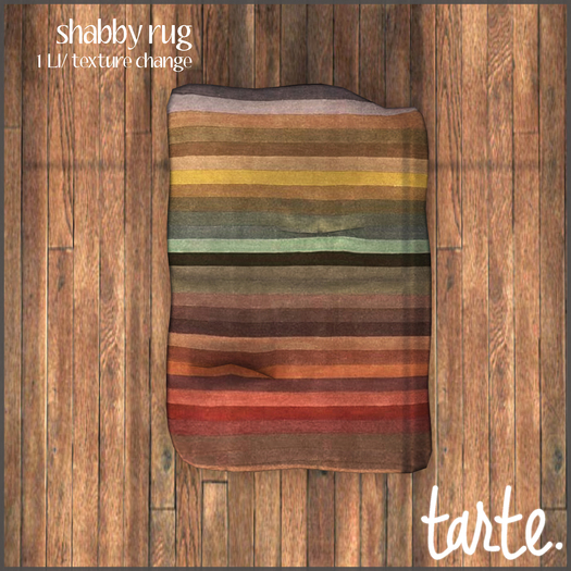 tarte. shabby rug