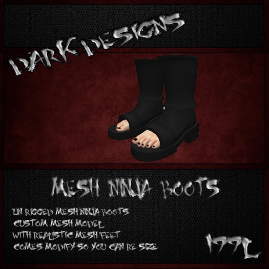 [DD]-Ninja Boots Matte