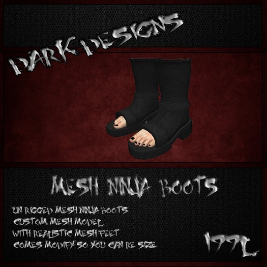 [DD]-Ninja Boots Material