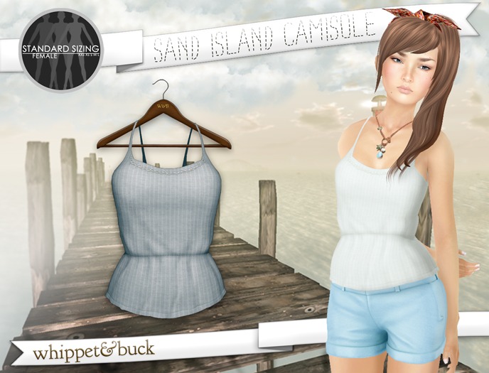 Whippet & Buck - Sand Island Camisole WAVE
