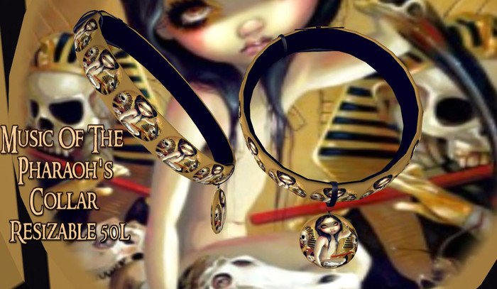 Music Of The Pharaoh's Collar By Dog Paws (BOXED)