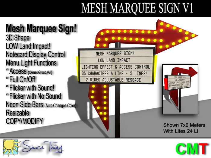 Marquee Sign Mesh V1