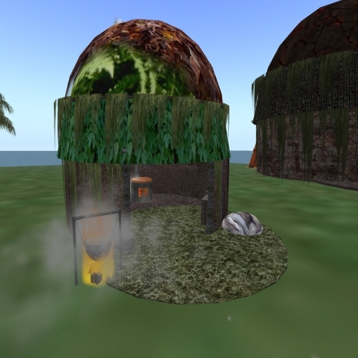 healing woman house 55 prims