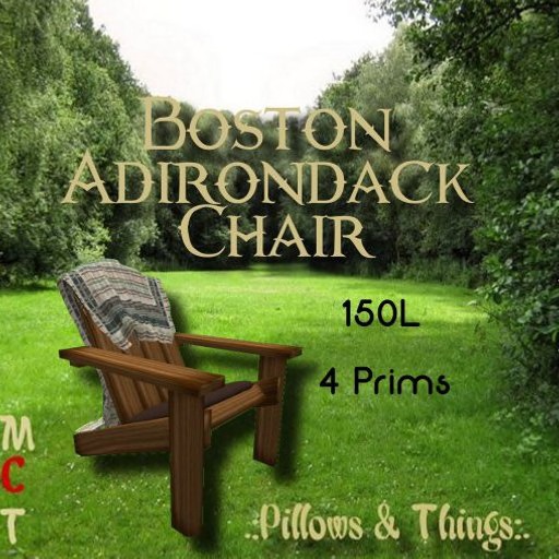 P&T- Boston Adirondack Chair-tan