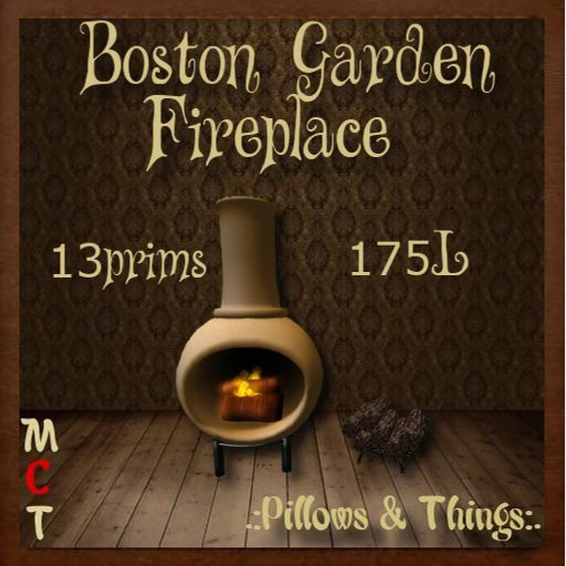P&T- Boston Garden Fireplace