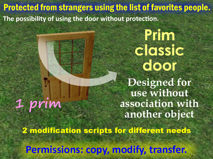 Doors with scripts_prim classic