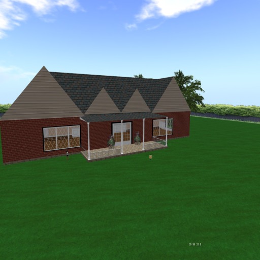 U Shaped Ranch House