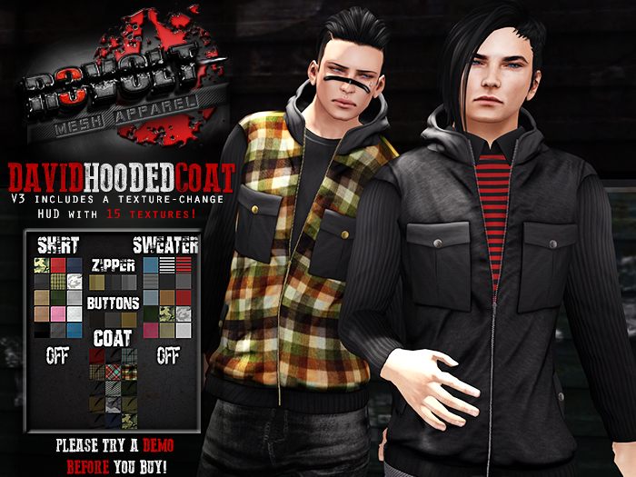 [R3] - David Hooded Coat [V3]