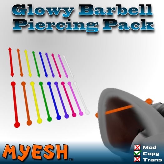 [MYESH] Barbell Glow Pack