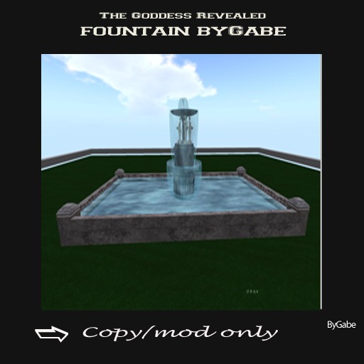 The Goddess Revealed fountain byGabe