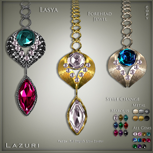 Lazuri Lasya Forehead Jewel