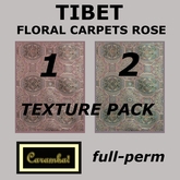 Tibet - floral carpets Rose Texture pack