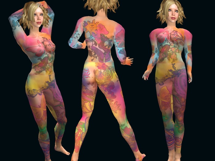 Jelos bodypaint tattoo