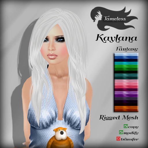 *NEW RELEASE* Tameless Hair Kaylana (MESH) - Fantasy
