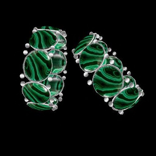 Green Swirl Bracelets