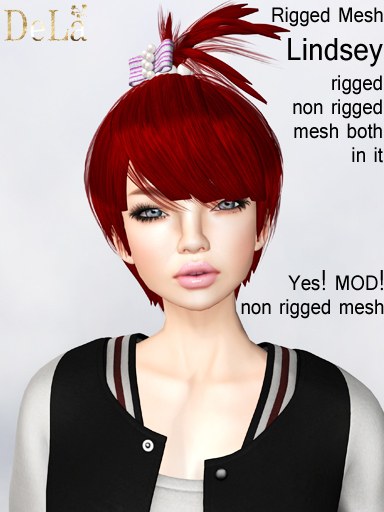 =DeLa*= Mesh Hair "Lindsey" Demo