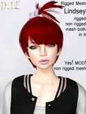 =DeLa*= Mesh Hair "Lindsey" All colors