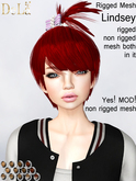 =DeLa*= Mesh Hair "Lindsey" Orange Browns