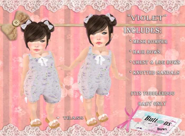 :BB: Violet ToddleeDoo BABY only