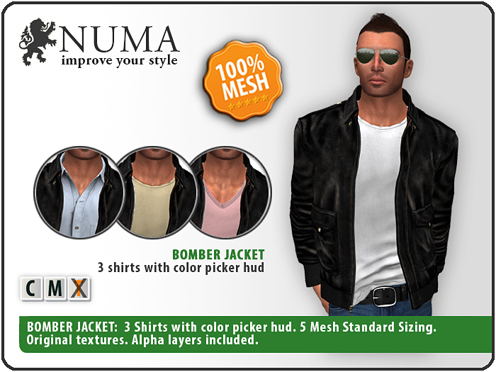::  NUMA  :: Bomber Jacket / Black