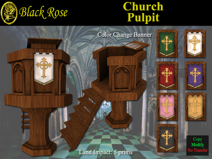 Black Rose Church Pulpit