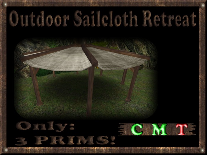 -=TJB=- Outdoor Sailcloth Retreat
