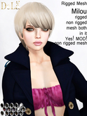 =DeLa*= Mesh Hair "Milou" Blacks and Whites