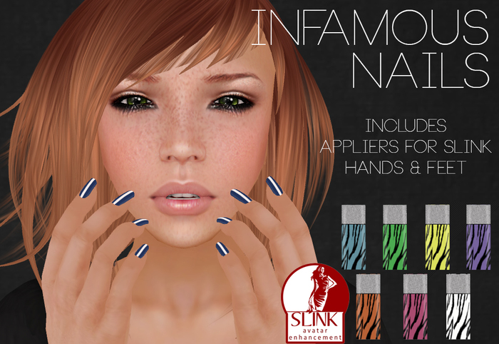 ::i*:: Nails *Glitter Tipped Zebra*