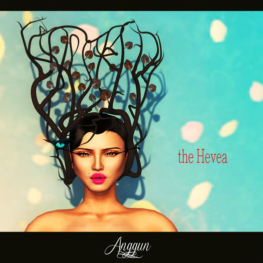 ~ANGGUN~ Hevea HeadSet Fossil Black