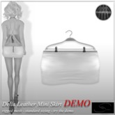 [Stellar] Delia Leather Mini Skirt DEMO