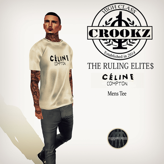 {CrookZ} Celine Compton TEE Shopping Tote