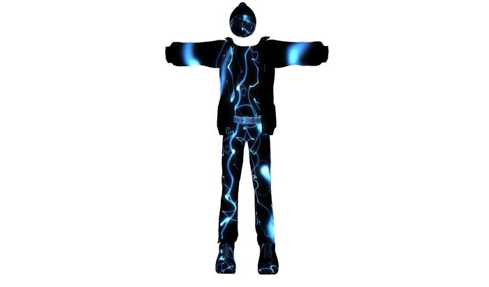Outfit Man Neon Blue