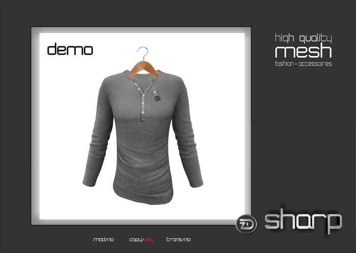 sharp by [ZD] - MESH - "Harrison" Longsleeve